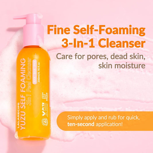 LalaRecipe Yuzu Self Foaming Cleanser 200ml
