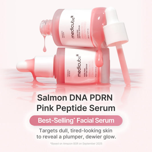 medicube PDRN Pink Peptide Serum, Pink glow serum, Peptide, Niacinamide, Hydrating & Moisturizing & Firming, Uneven Skin Tone, Korean Skincare | 1.01 fl.oz. (Copy)