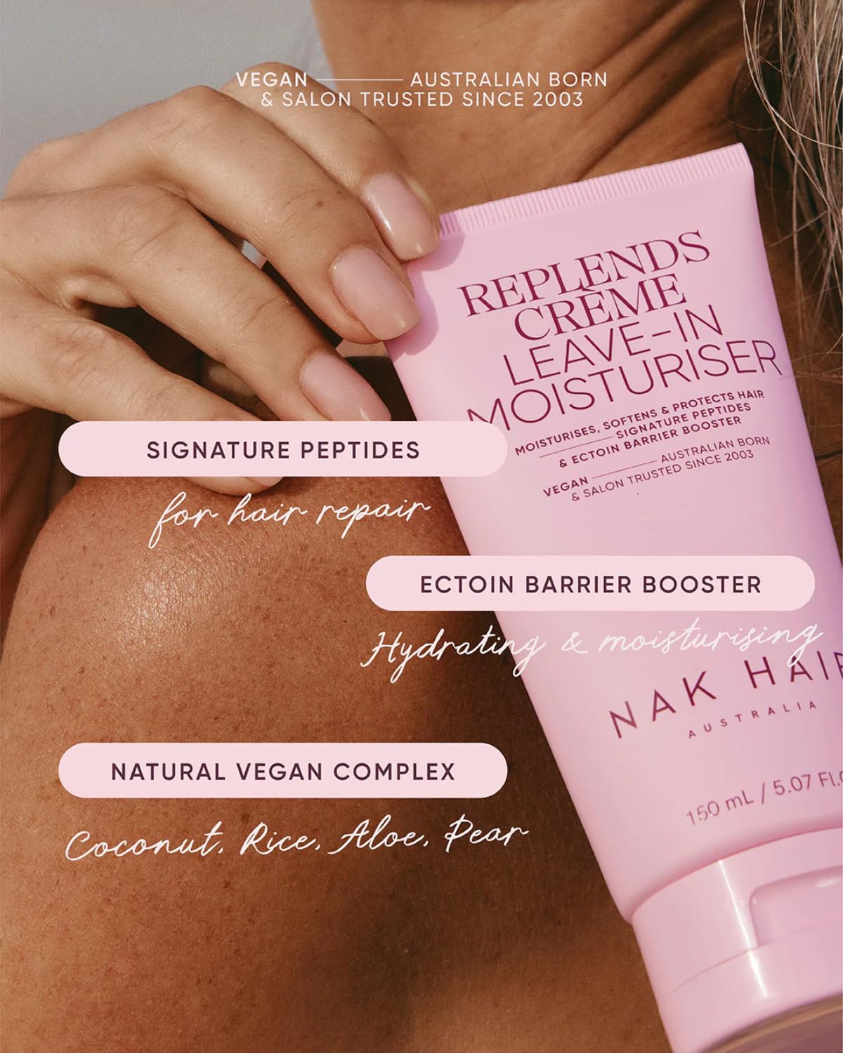 NAK Signature Replends Creme Leave in Moisturiser 150ml