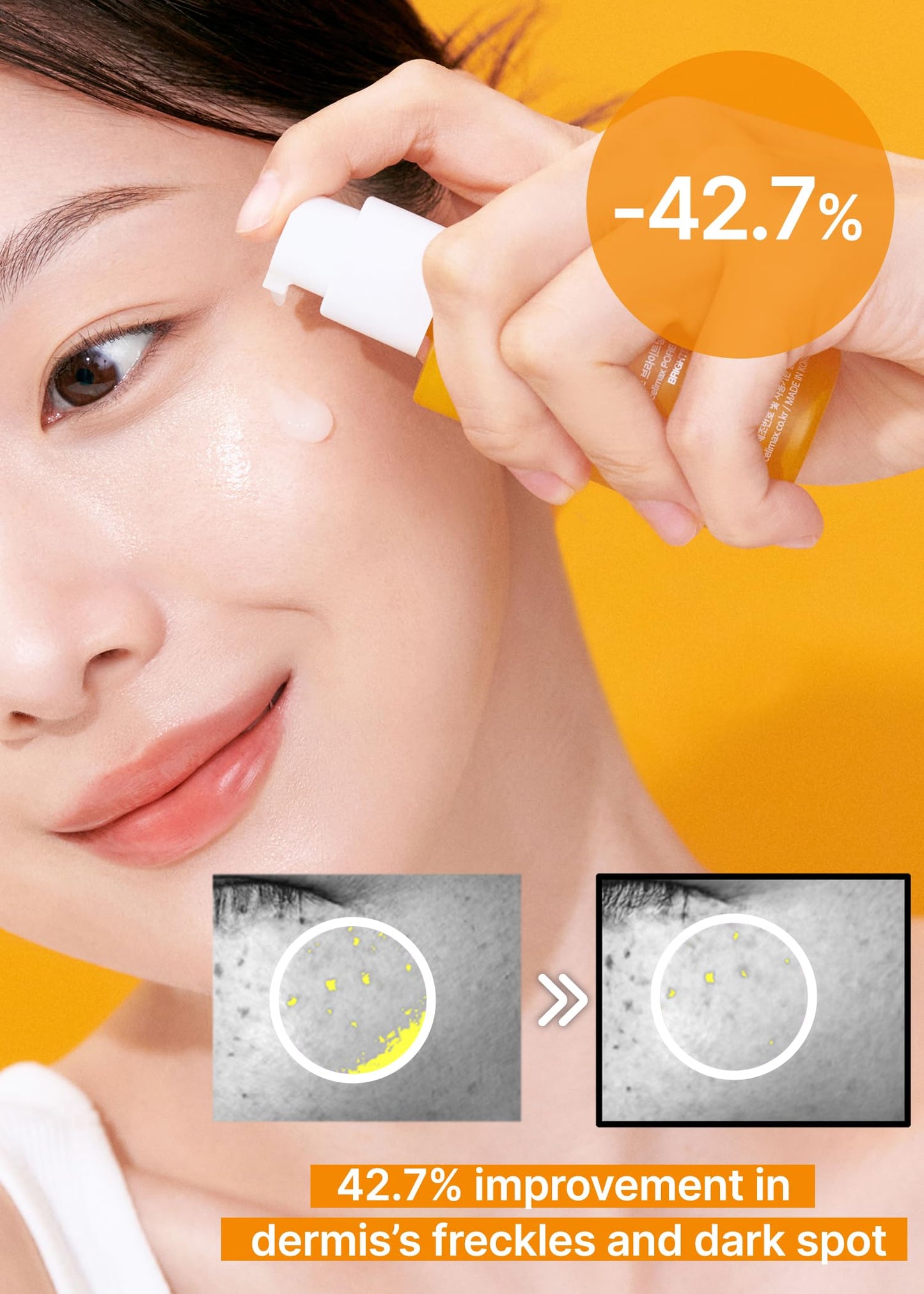 celimax Pore+Dark Spot Brightening Serum 30ml | Gel-like Serum for Enlarged Pores with Niacinamide, Tranexamic Acid, Pore Minimizer, Non-Irritating, Hydrating, For Sensitive Skin, hyperpigmentation