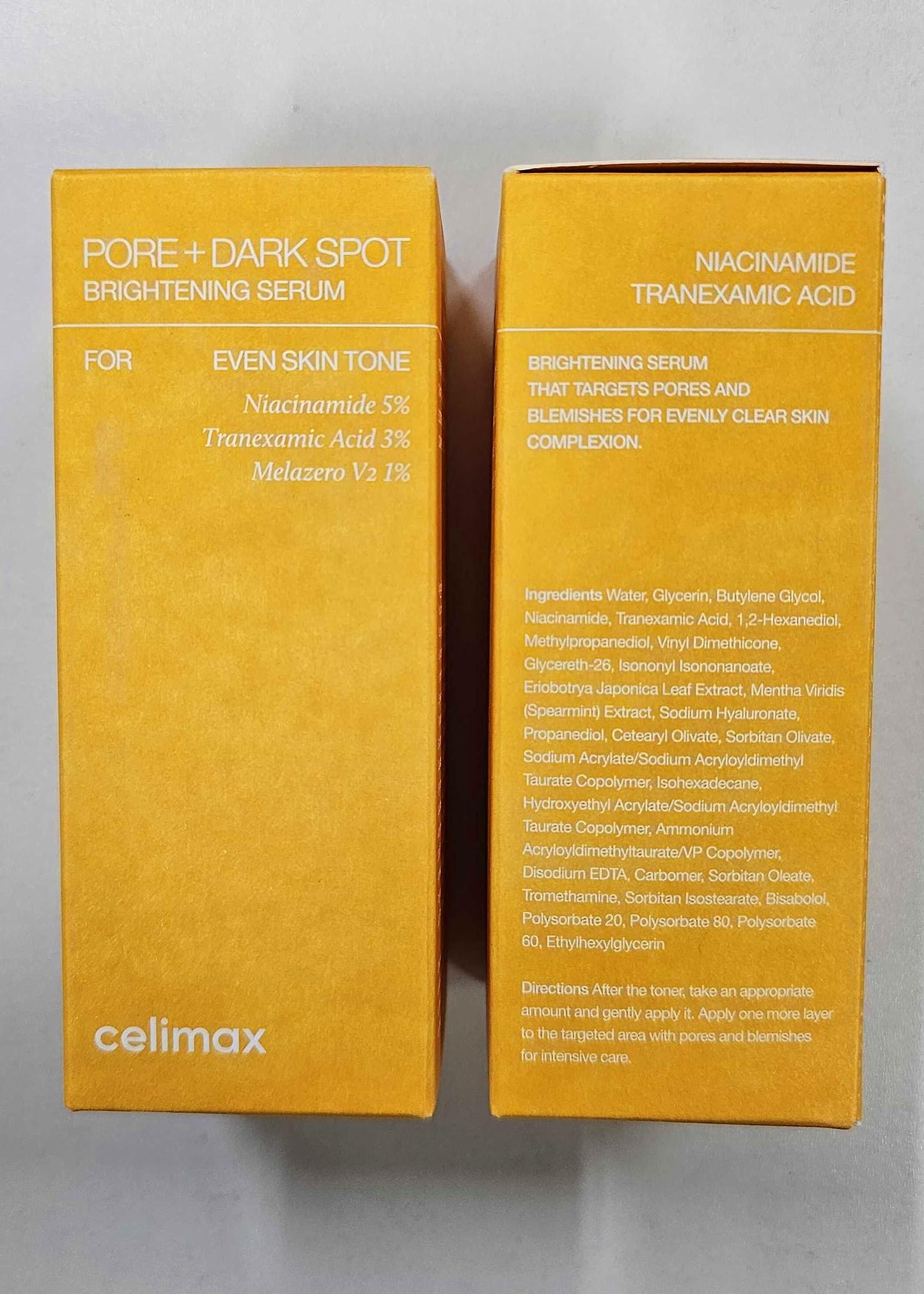 celimax Pore+Dark Spot Brightening Serum 30ml | Gel-like Serum for Enlarged Pores with Niacinamide, Tranexamic Acid, Pore Minimizer, Non-Irritating, Hydrating, For Sensitive Skin, hyperpigmentation