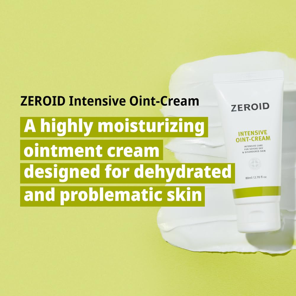 ZEROID Intensive Oint Cream 80ml / 2.7oz Richly Moisturizing K-beauty