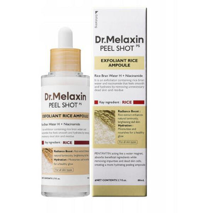 Dr. Melaxin Peel Shot Glow Rice Peeling Ampoule 80ml