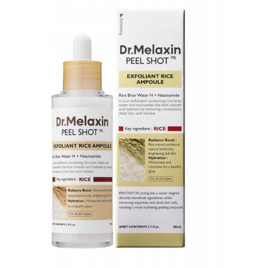 Dr. Melaxin Peel Shot Glow Rice Peeling Ampoule 80ml