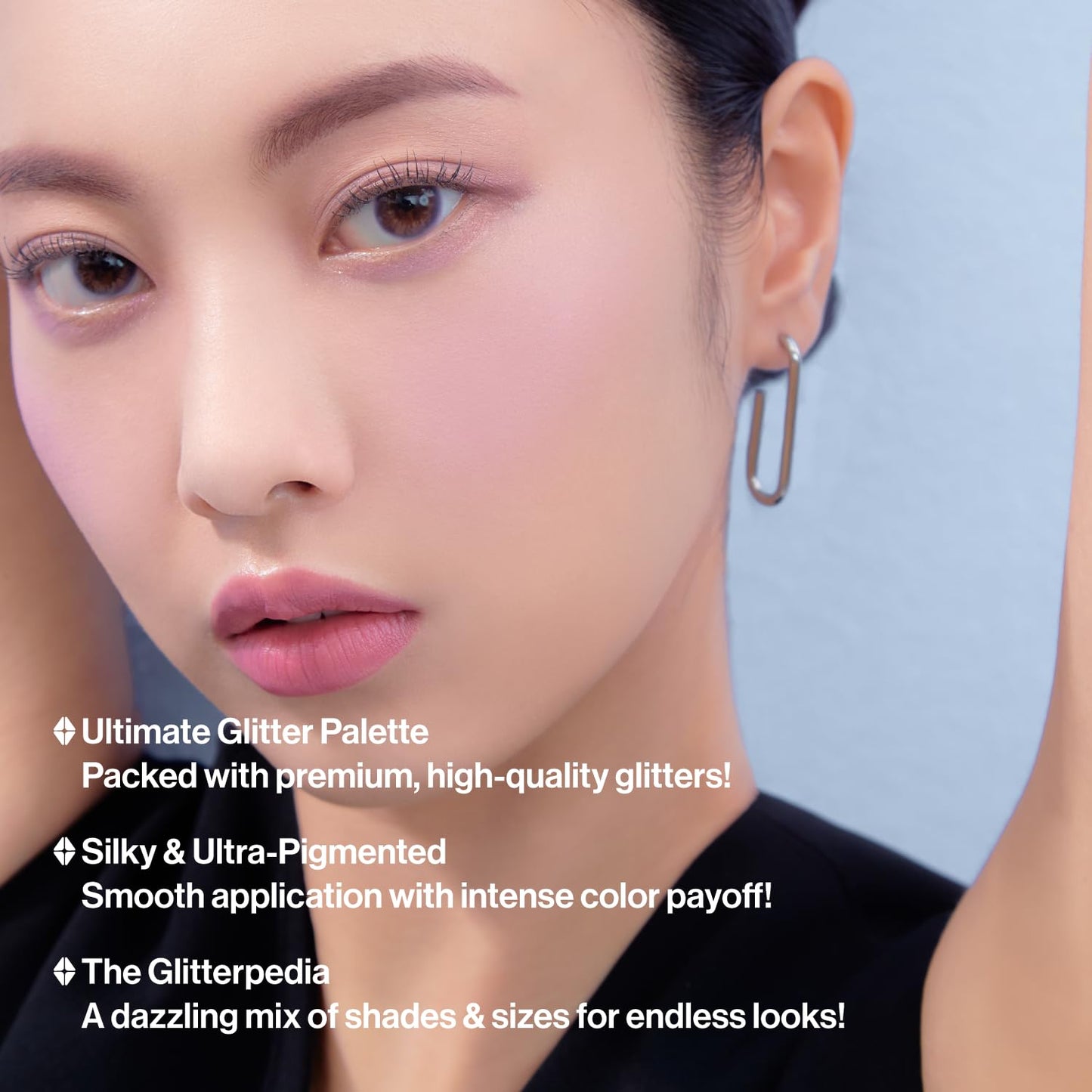 UNLEASHIA | Glitterpedia Lidschatten |Palette|Augen-Make-up|Punkt-Make-up Vegan|Kosmetik|Koreanische Kosmetik|Täglich|matt|glitter|schimmer|perlmutt|täglich|party|funkelnd…