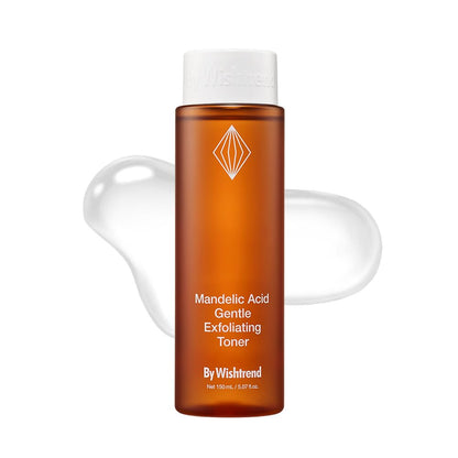 [BY WISHTREND] Mandelic Acid 5% Skin prep Water, Gentle Skin exfoliator for face, Aha Bha Toner, Ideal for Sensitive Skin | Helping clogged pores and Pigmentation