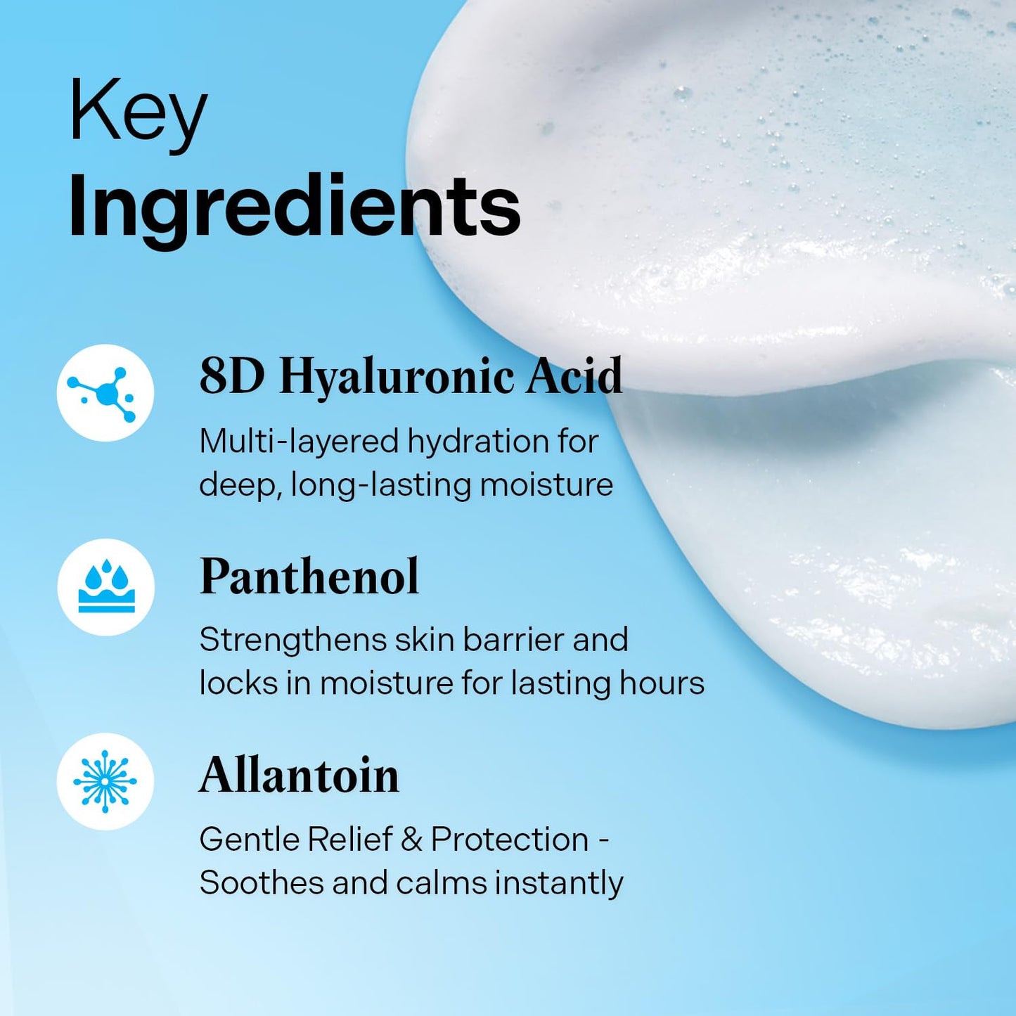 Torriden DIVE-IN Cleansing Foam Face Wash 5.07 fl oz., Hydrating Daily Facial Cleanser for All and Sensitive Skin, with Hyaluronic Acid, Panthenol, Allantoin | Vegan and Cruelty Free Korean Skin Care
