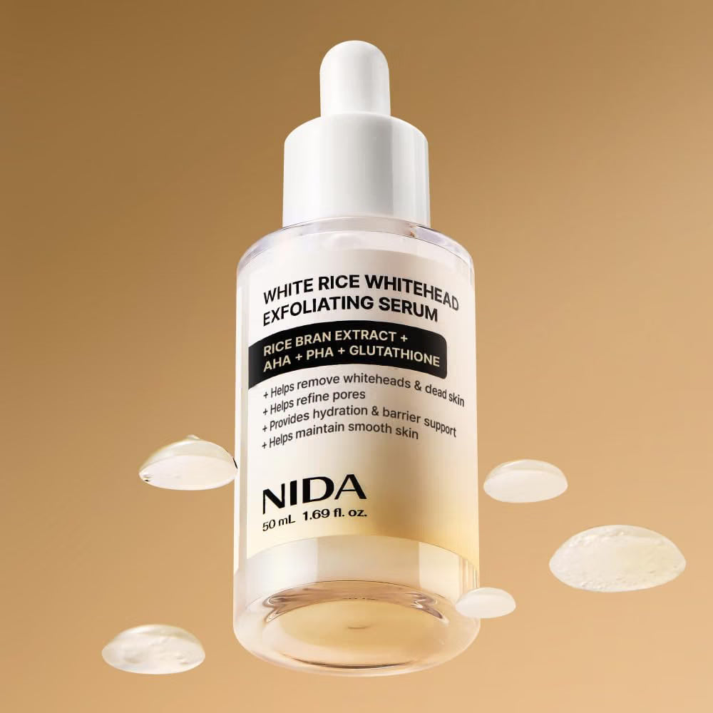 NIDA White Rice Whitehead Exfoliating Serum 50ml
