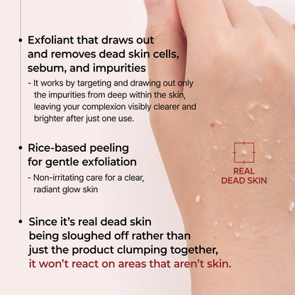 Dr.Melaxin Peel Shot Glow Rice Peeling Ampoule 80ml Daily Soft Exfoliating Face and Body Scrub Dead Skin Cells Remover for All Skin Types korean skin care