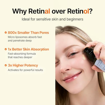 MEDITHERAPY Retinal Skin Booster Serum – Daily Retinal 100ppm for Beginners, Non-Irritating Retinol for Face & Body – Pore Minimizer, Wrinkle Treatment, Glass Skin – Korean Skin Care, Large Size (150ml)