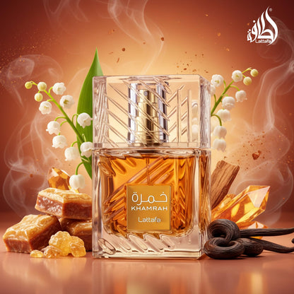 Lattafa Khamra Eau de Parfum Spray for Unisex 100 ml