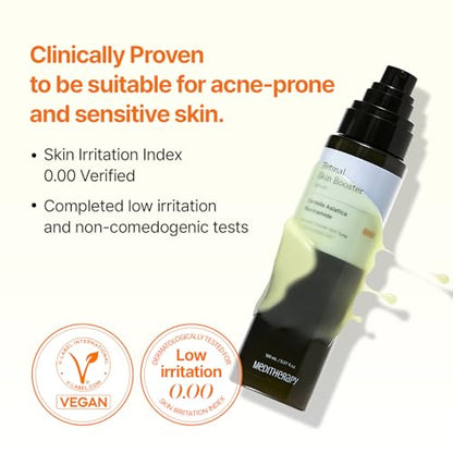 MEDITHERAPY Retinal Skin Booster Serum – Daily Retinal 100ppm for Beginners, Non-Irritating Retinol for Face & Body – Pore Minimizer, Wrinkle Treatment, Glass Skin – Korean Skin Care, Large Size (150ml)