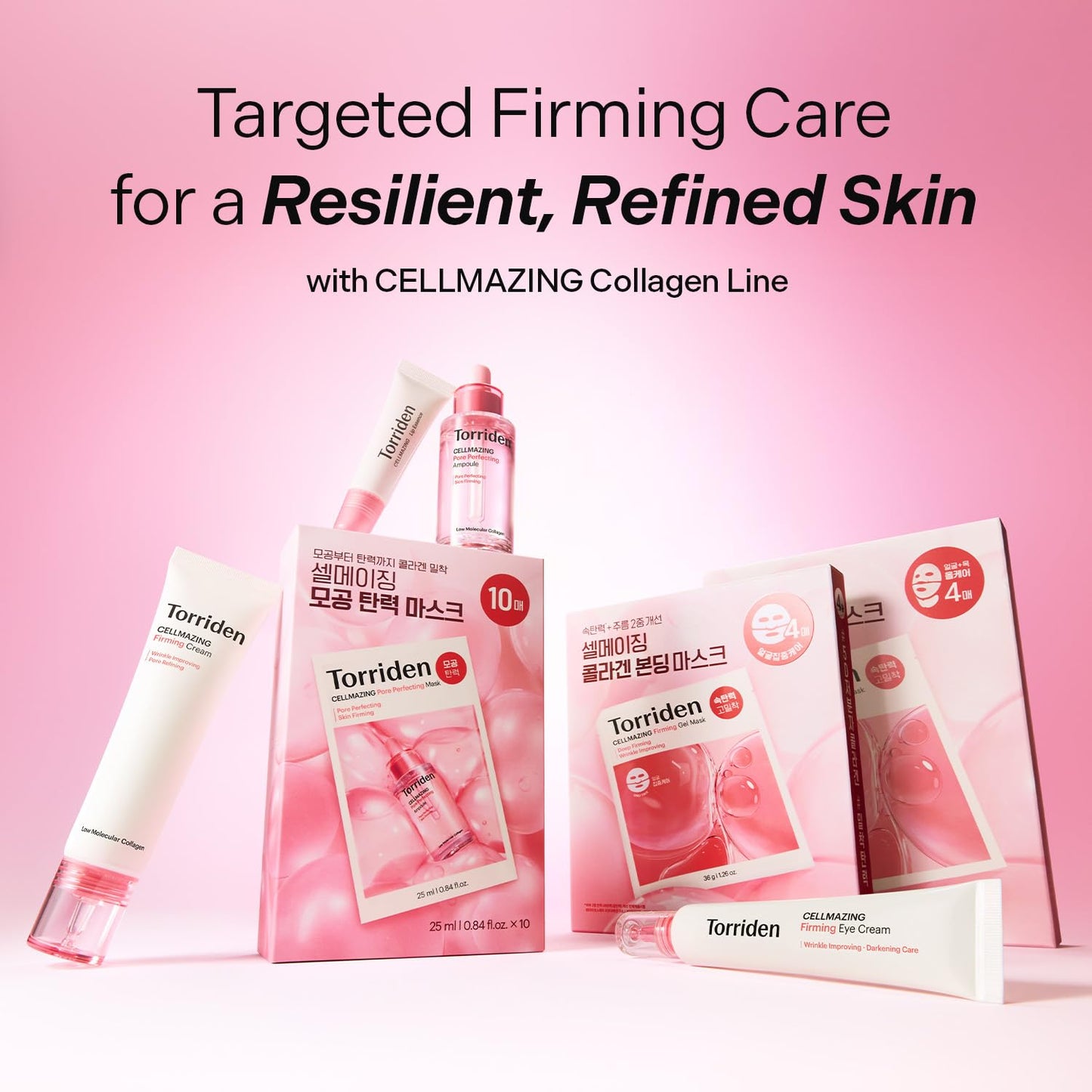 Torriden CELLMAZING Collagen Firming Cream 60ml (2.02 fl.oz.) | Improving Saggy Pore and Wrinkle | 5D Collagen Complex, Amino Acid Complex, Peptide | Korean Skincare