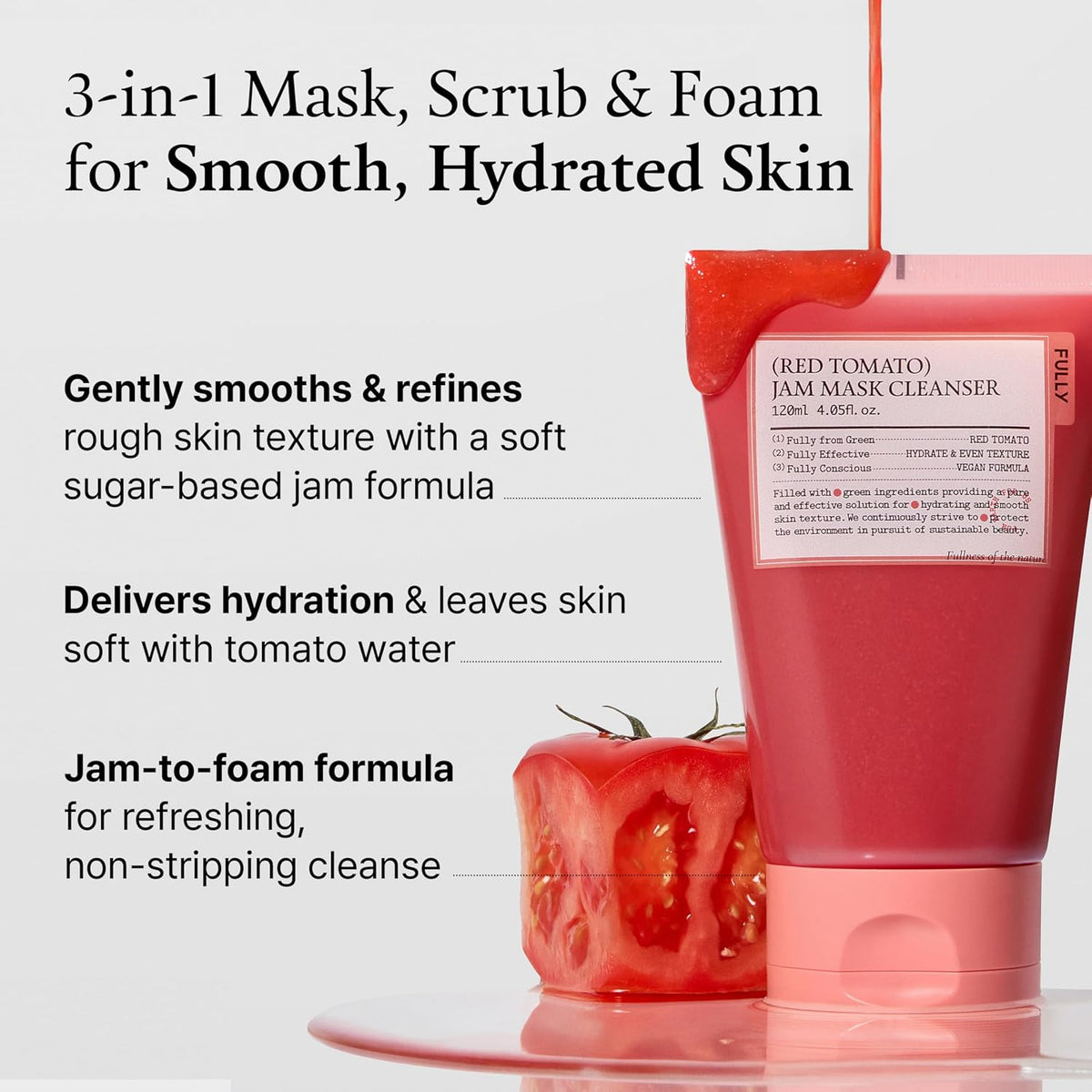 FULLY Red Tomato Jam Mask Cleanser 120ml