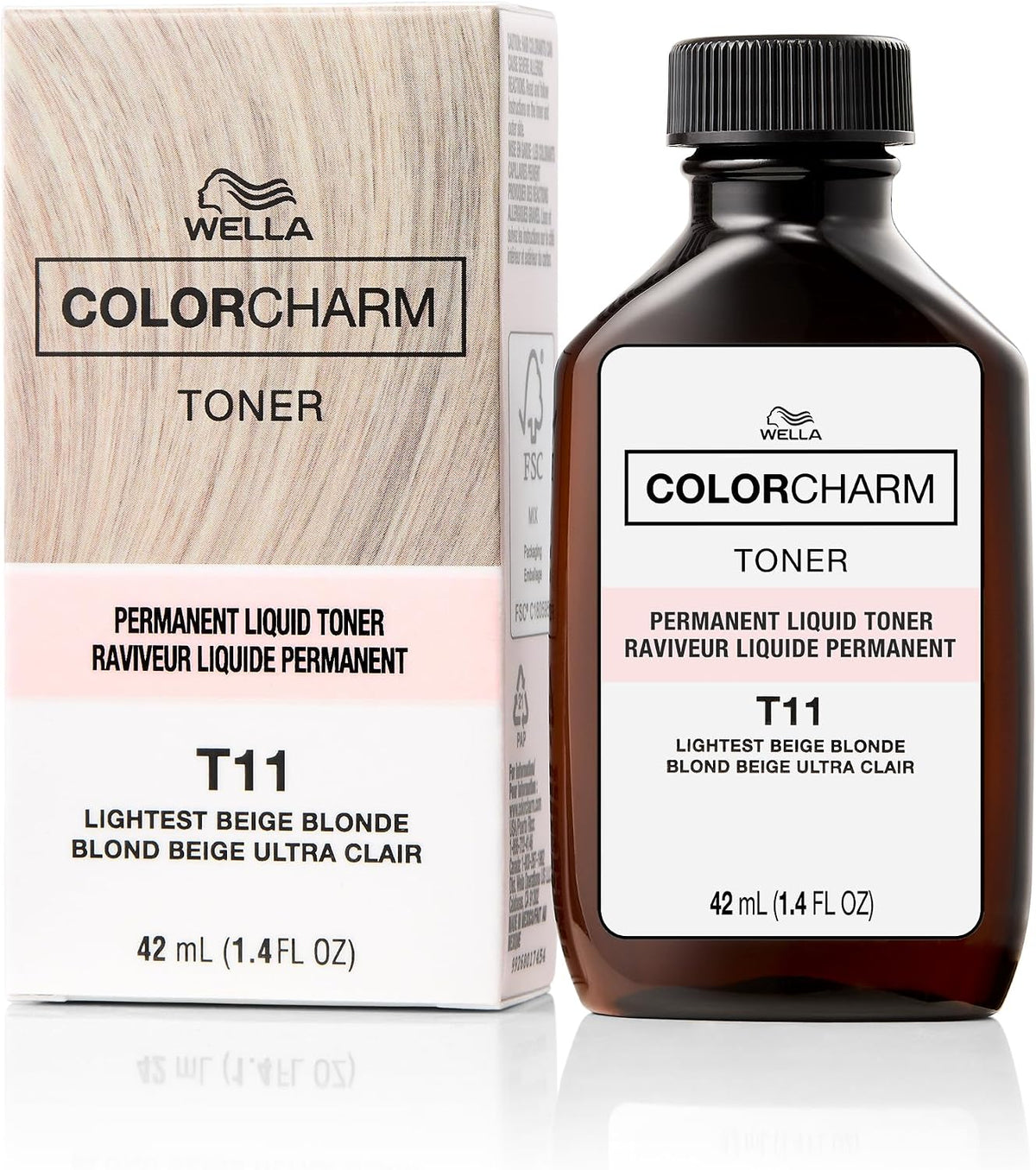 Wella Color Charm Permanent Liquid Toner T11 – Lightest Beige Blonde 42ml