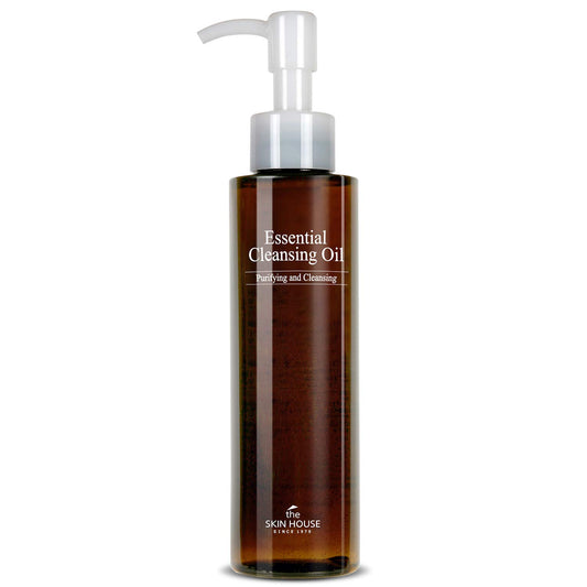 The Skin House Essential Cleansing Oil – Lightweight Oil to Milk Makeup Remover for Face | Deep Cleansing, Hydrating Formula | Removes Waterproof Makeup | Non-Greasy Korean Skincare | 5.07 fl oz