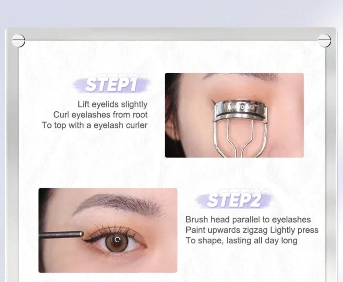 JUDYDOLL - 3D Curling Eyelash Iron Mascara-Black