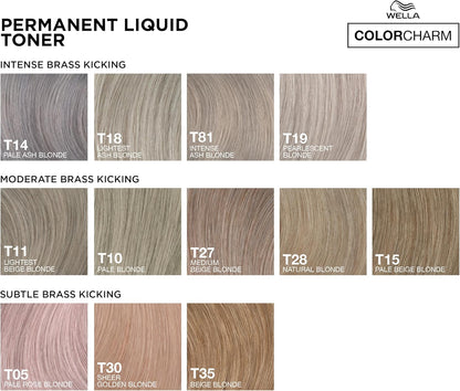 Wella Color Charm Permanent Liquid Toner T11 – Lightest Beige Blonde 42ml