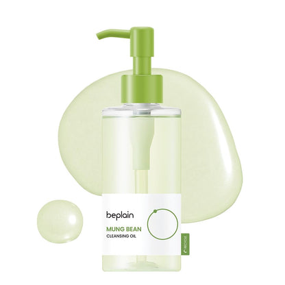 beplain Mung Bean Cleansing Oil | Oil Cleanser For Face, Makeup, Blackhead Remover, Korean Skin Care | deep cleansing oil for Sensitive & Dry skin
