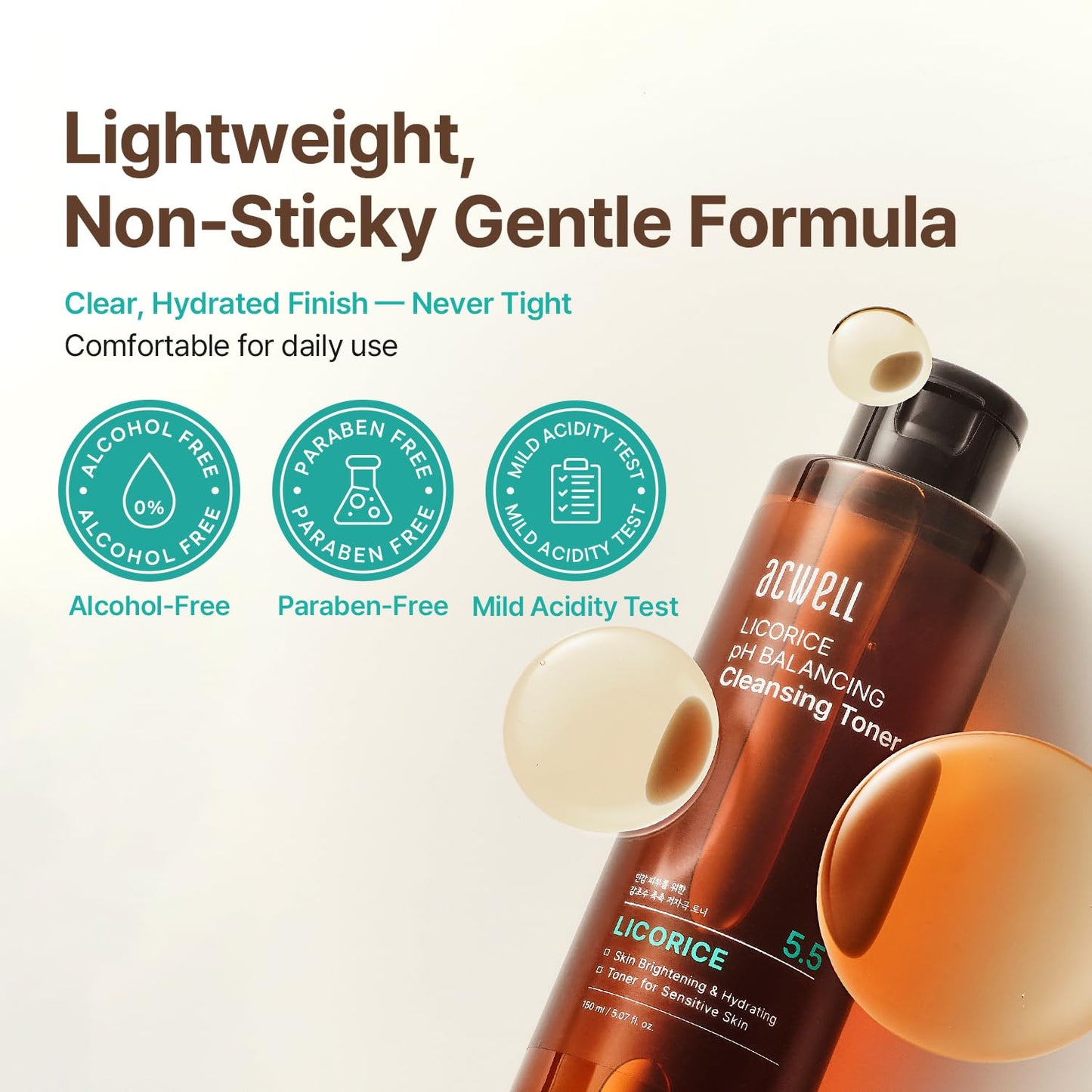 ACWELL Licorice pH Balancing Cleansing Toner