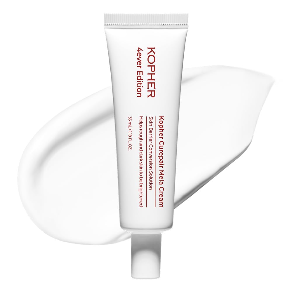 Kopher Curepair Mela Cream[4ever Edition] with 10GF Soothing & Repairing Moisturizer for Sensitive Skin - Redness Relief, Barrier Strengthening Skin, Korean Skincare (1.18 fl.oz.)