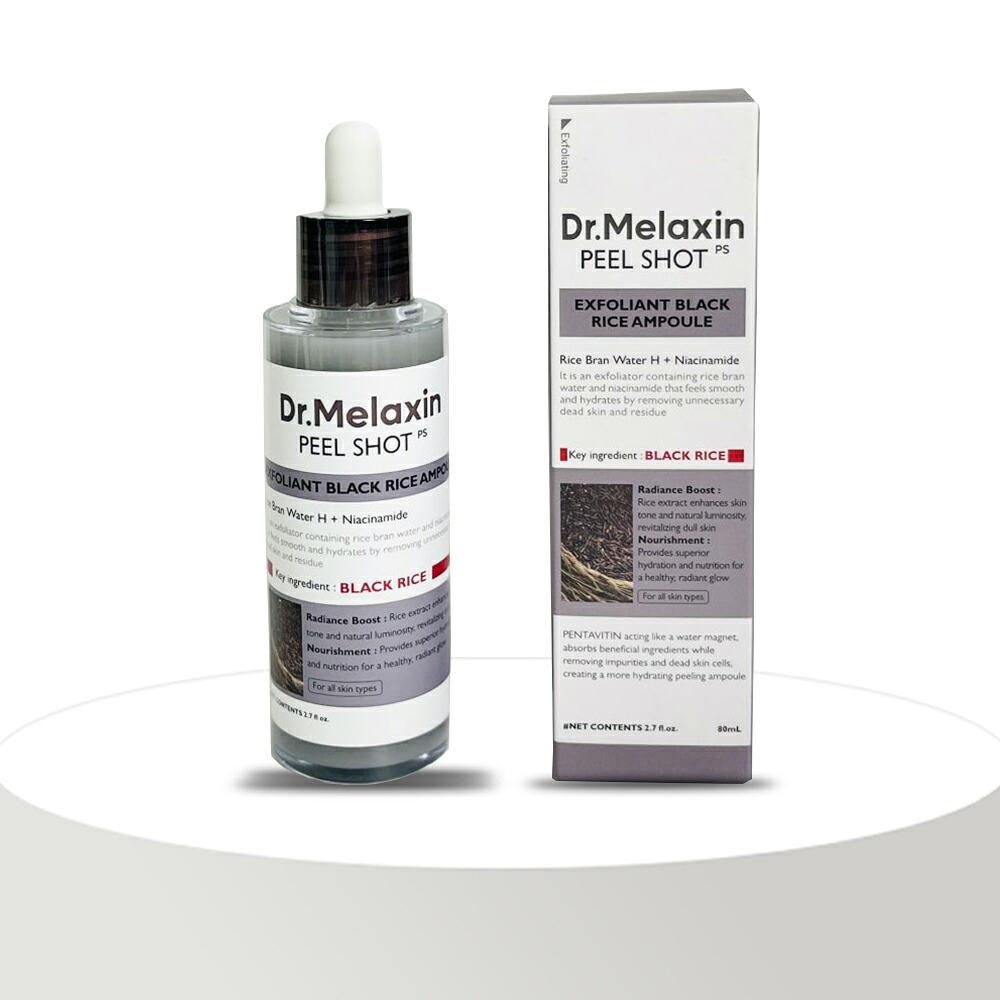 Dr. Melaxin Peel Shot Glow Black Rice Peeling Ampoule 80ml