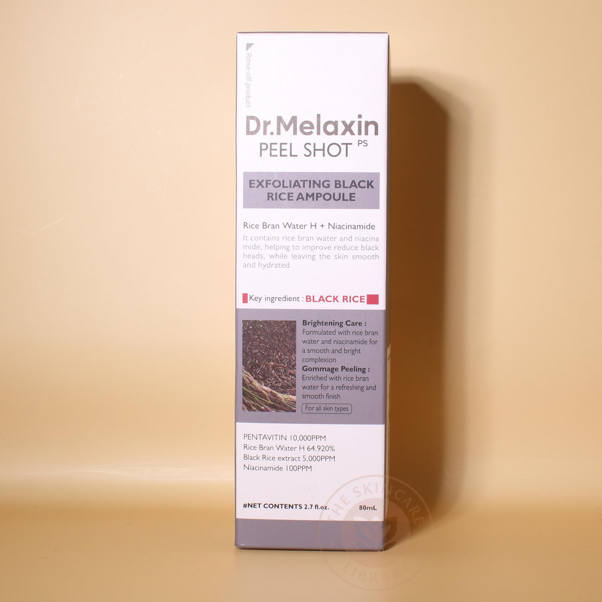 Dr. Melaxin Peel Shot Glow Black Rice Peeling Ampoule 80ml