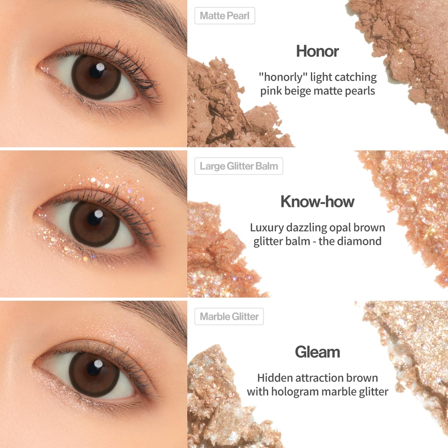 UNLEASHIA | Glitterpedia Lidschatten |Palette|Augen-Make-up|Punkt-Make-up Vegan|Kosmetik|Koreanische Kosmetik|Täglich|matt|glitter|schimmer|perlmutt|täglich|party|funkelnd…