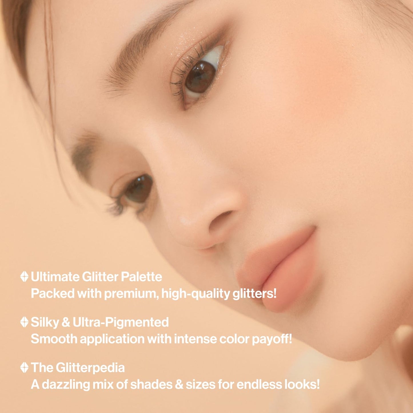 UNLEASHIA | Glitterpedia Lidschatten |Palette|Augen-Make-up|Punkt-Make-up Vegan|Kosmetik|Koreanische Kosmetik|Täglich|matt|glitter|schimmer|perlmutt|täglich|party|funkelnd…