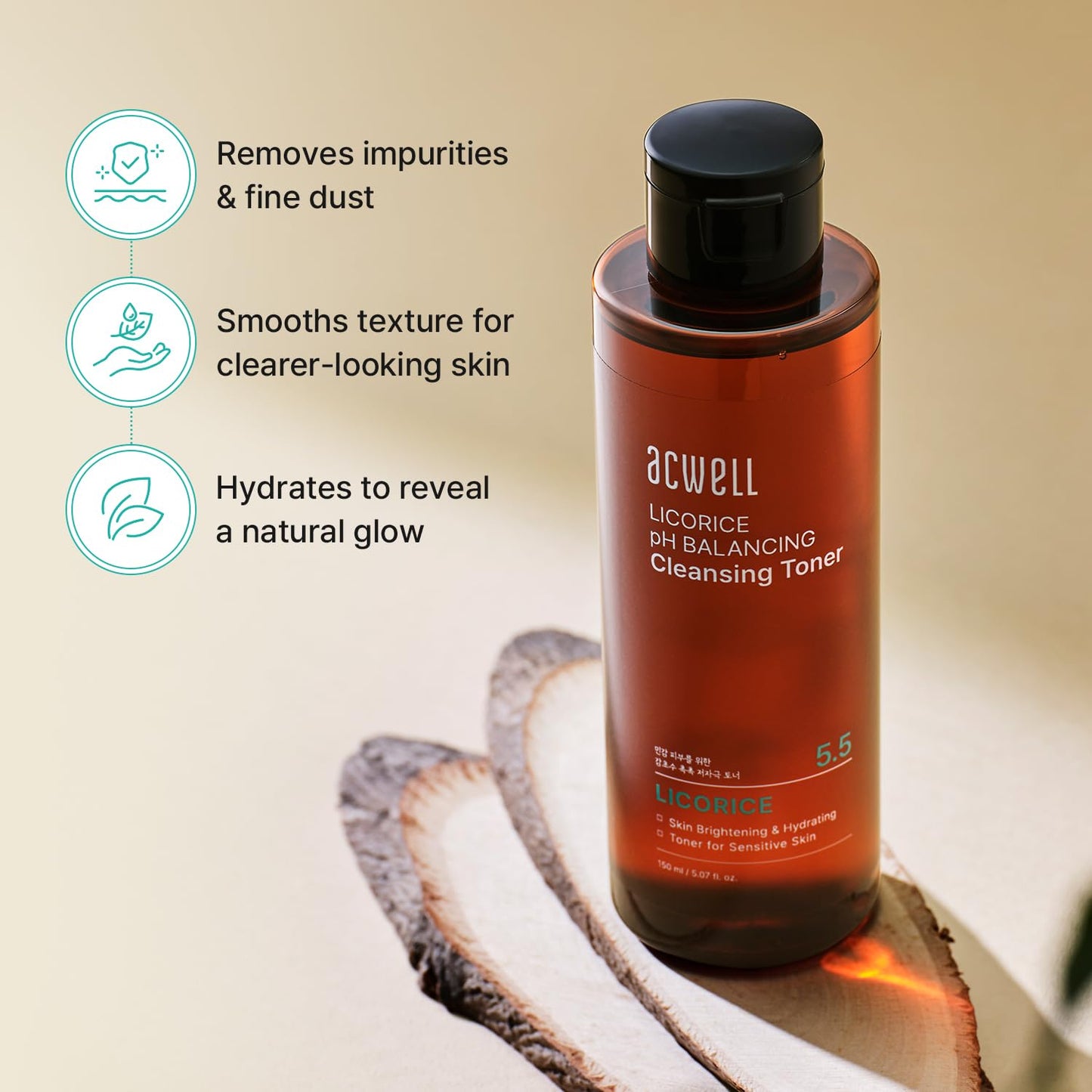 ACWELL Licorice pH Balancing Cleansing Toner