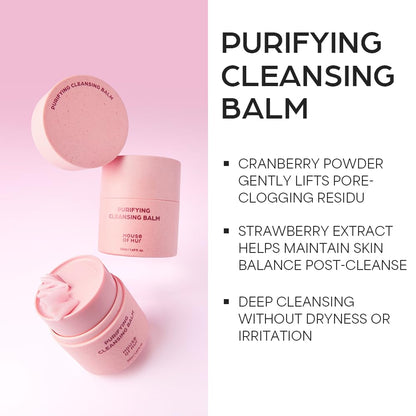 House of Hur Cleansing Balm | Hydrating & Calming Korean Skincare | 1.69fl.oz