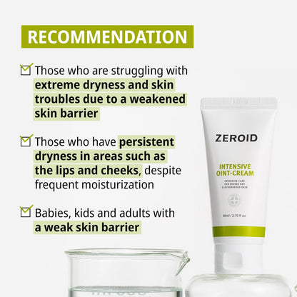 ZEROID Intensive Oint Cream 80ml / 2.7oz Richly Moisturizing K-beauty