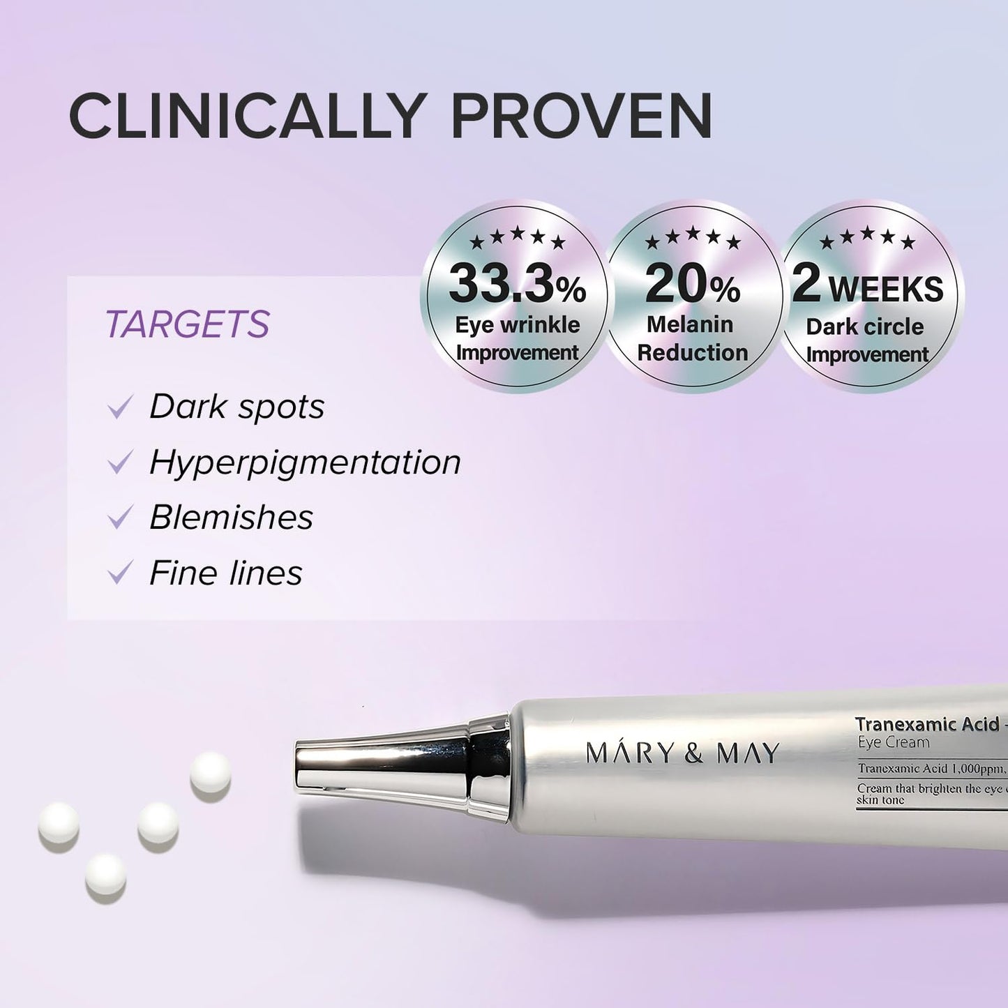 Mary&May Tranexamic Acid + Glutathione Eye Cream