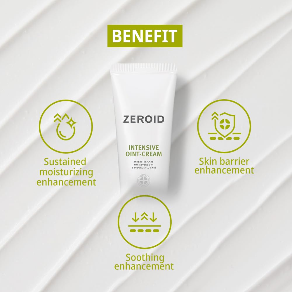 ZEROID Intensive Oint Cream 80ml / 2.7oz Richly Moisturizing K-beauty