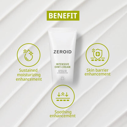ZEROID Intensive Oint Cream 80ml / 2.7oz Richly Moisturizing K-beauty