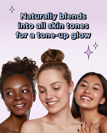 CHASIN' RABBITS All About Glow Tone-up Cream 1.69 fl. Oz, Natural Makeup Base, Dewy Hydration, Long Lasting Makeup with Soft Texture, Korean Beauty