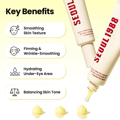 Seoul 1988 Retinal Liposome 4% + Fermented Bean Eye Cream 30 ml