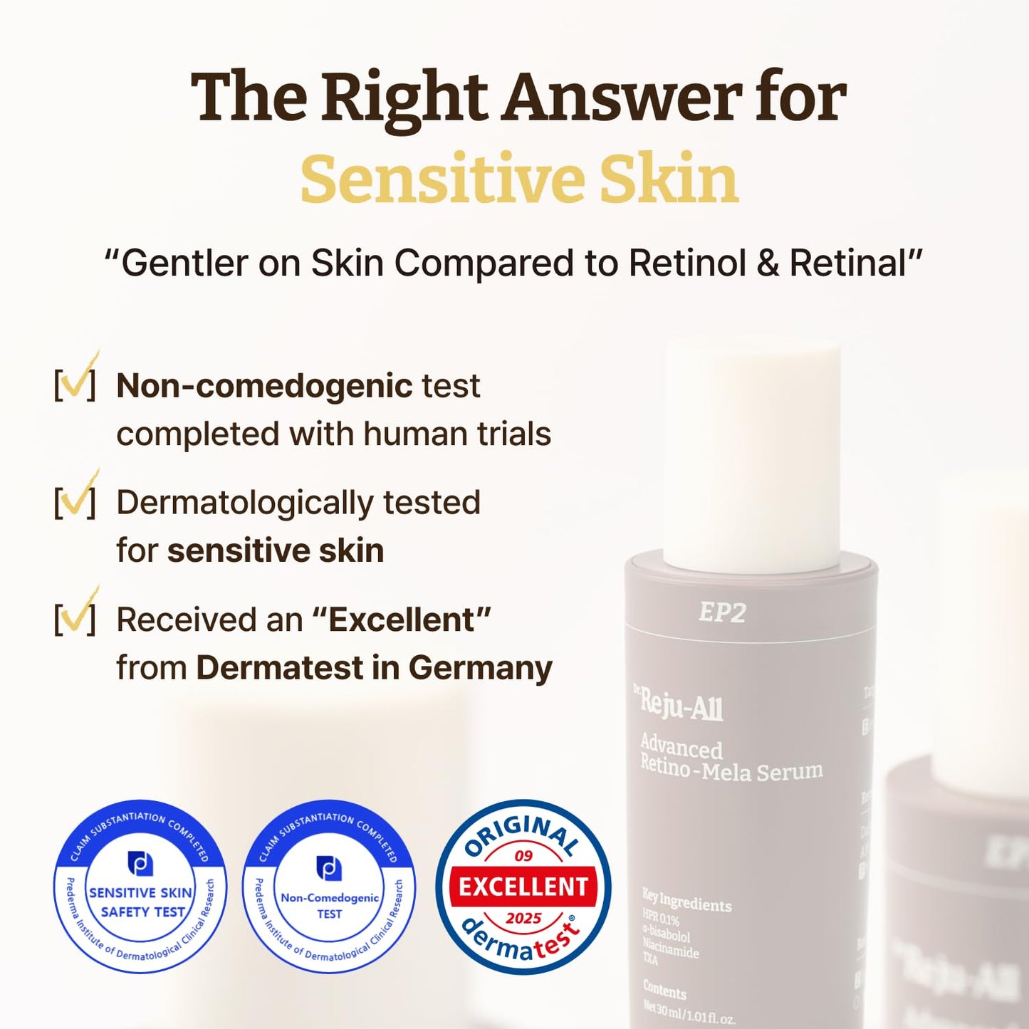 Dr.Reju-All Advanced Retino-Mela Serum – HPR Retinol Serum for Face – Anti-Aging, Pore Minimiser, Next-Gen Korean Skincare – Gentle & Beginner-Friendly – With Niacinamide 10% and TXA 4% – 30ml