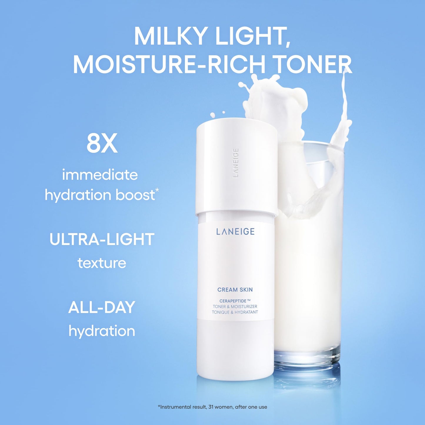 LANEIGE Cream Skin Toner & Moisturizer 2-In-1