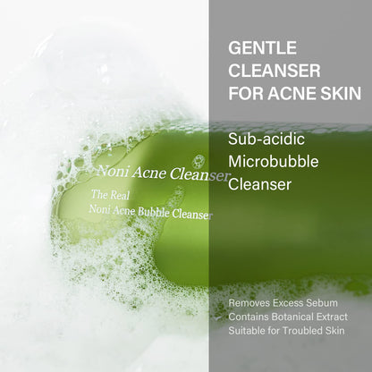 celimax Noni Bubble Cleanser | Mild Formula Face Wash for Sensitive to Oily Dry Combination Skin Calming, Soothing, Exfoliating, 155ml