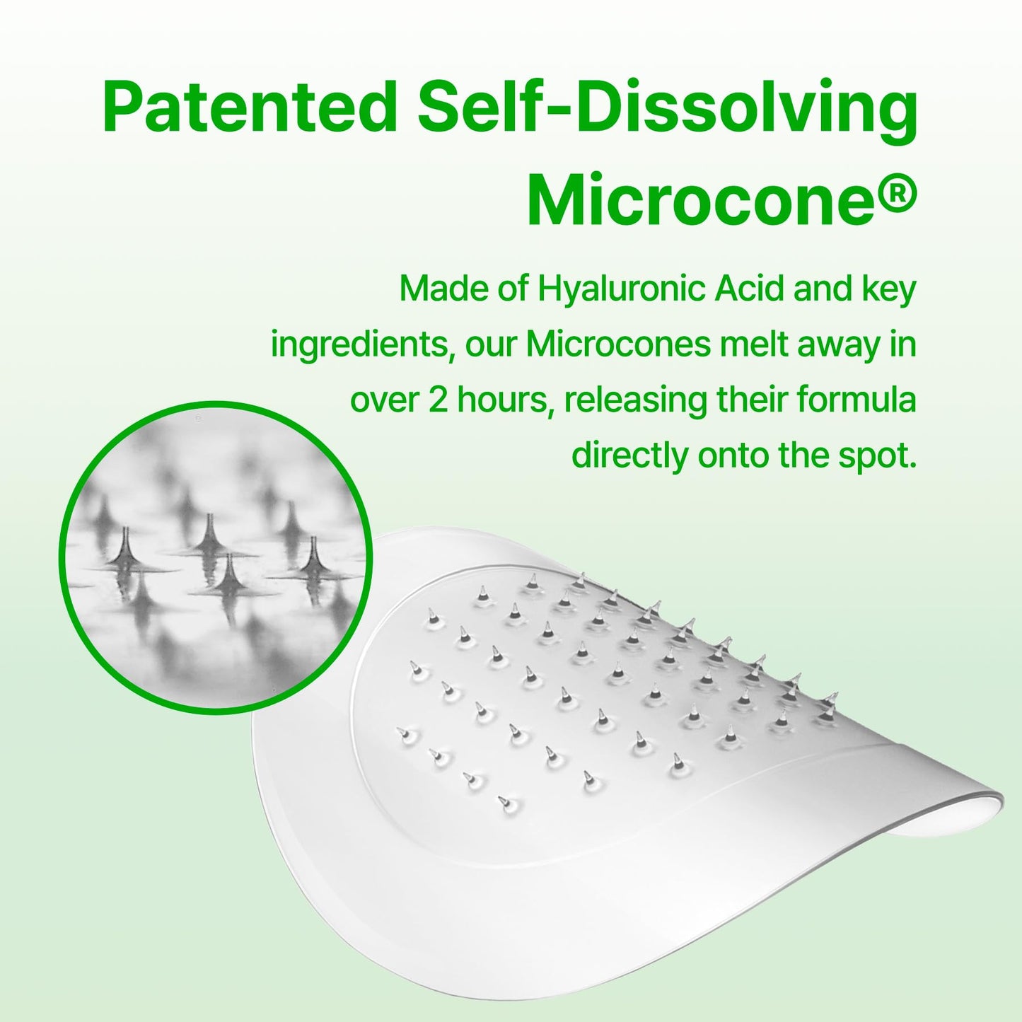 Acropass Trouble Care Microcone Acne Patch for Early Stage Pimple and Zits - Hydrocolloid, Niacimide Pimple Spot Treatment