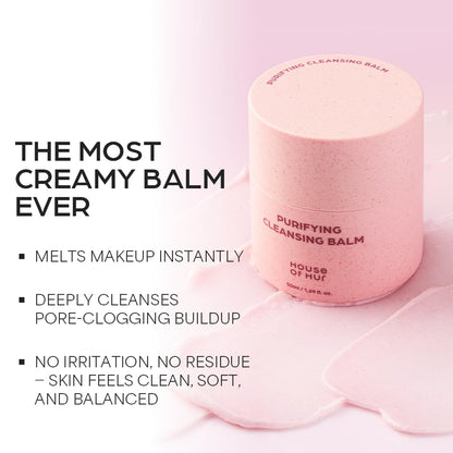 House of Hur Cleansing Balm | Hydrating & Calming Korean Skincare | 1.69fl.oz