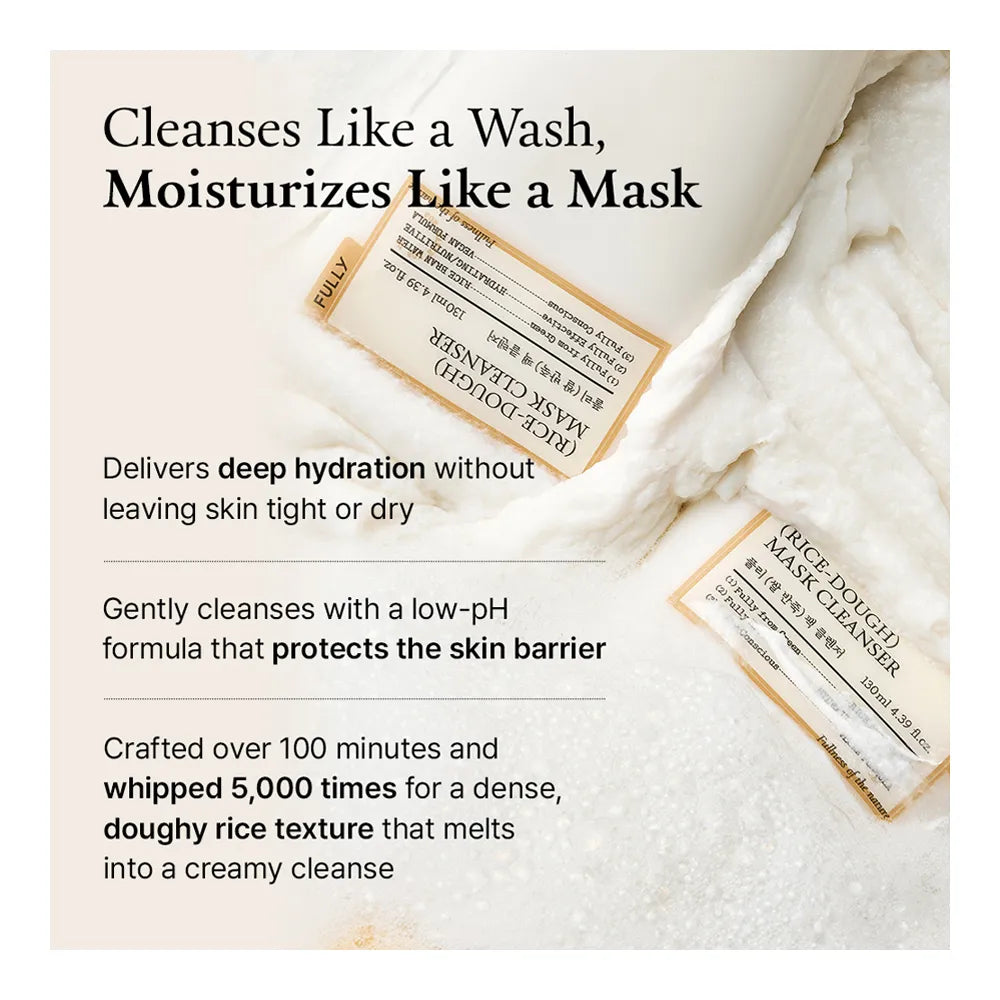 FULLY Rice-Dough Mask Cleanser 130ml